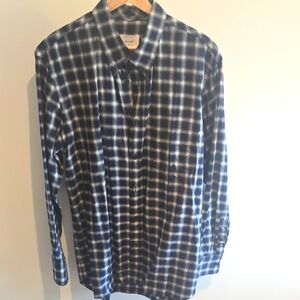 Billy Reid Long Sleeve Plaid Shirt